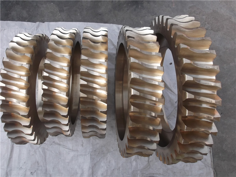 Customized Production of Copper Worm Gear for Reduction Gear of Rolling Mill Reduction Device